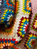 Handmade CROCHET Patchwork .+*+. Granny Square Shoulder Bag | BOHO HIPPIE | Lined Purse | Shopping | Vintage Style!