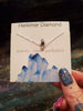 Raw Crystal Healing Necklace .+*+ Silver | Minimalist | Dainty Ruby | Labradorite | Sapphire | Moonstone | Rose Quartz | 18"