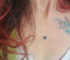 Raw Crystal Healing Necklace .+*+ Silver | Minimalist | Dainty Ruby | Labradorite | Sapphire | Moonstone | Rose Quartz | 18"