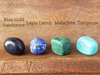 Pick 3 Stones .+*+. Interchangeable Healing Stone and Crystal Necklace GIFT BOX .+*+.  Adjustable .+*+. Hemp!
