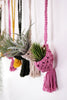 Crochet Pod Hanging Planter for Air Plants, Succulents, Houseplants,  Fiber Wall Art * Macrame Cozy Sweaters for your Plants!
