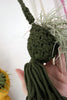 Crochet Pod Hanging Planter for Air Plants, Succulents, Houseplants,  Fiber Wall Art * Macrame Cozy Sweaters for your Plants!