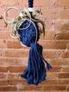 Crochet Pod Hanging Planter for Air Plants, Succulents, Houseplants,  Fiber Wall Art * Macrame Cozy Sweaters for your Plants!