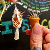 Macrame LIVE Plant Earrings .+*+. Easy Care Air Plants | 4 Colors | Mini Micro Terracotta | Plant Lovers | Plant Jewelry!