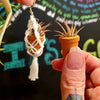 Macrame LIVE Plant Earrings .+*+. Easy Care Air Plants | 4 Colors | Mini Micro Terracotta | Plant Lovers | Plant Jewelry!