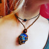 Interchangeable Stone and Crystal Necklace Pouch 18+ Stone Options .+*+. Chakra, Healing | Adjustable | Hemp | Handmade!
