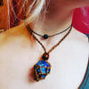 Pick 3 Stones .+*+. Interchangeable Healing Stone and Crystal Necklace GIFT BOX .+*+.  Adjustable .+*+. Hemp!