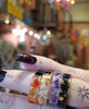 Whimsical Flower Enchanted Resin Rings +*+. 3 Band Colors | Real Flowers | Rainbow Cupboard Design!