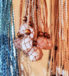Pick 3 Stones .+*+. Interchangeable Healing Stone and Crystal Necklace GIFT BOX .+*+.  Adjustable .+*+. Hemp!