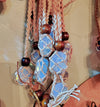 Pick 3 Stones .+*+. Interchangeable Healing Stone and Crystal Necklace GIFT BOX .+*+.  Adjustable .+*+. Hemp!